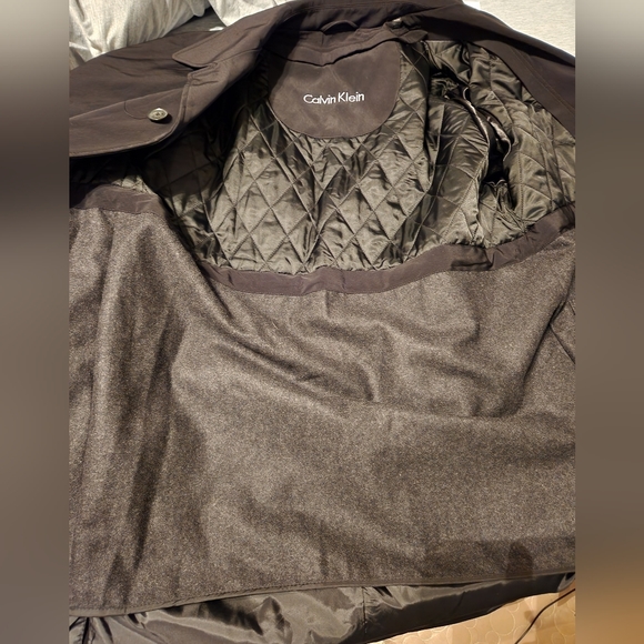 Mens Calvin Klein water resistant overcoat. 40R. NWT - Picture 7 of 9